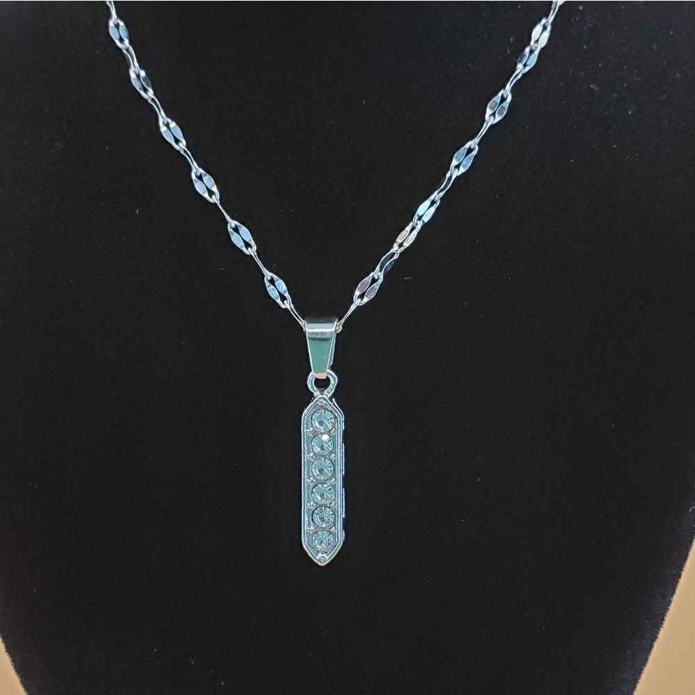 925 Sterling Silver Diamond Pendant Necklace - Women's Jewelry - Picture 6 of 9